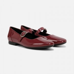 Naturalizer Shoes for Women - Kelly Mary Jane Flat Red CT37-2727M7