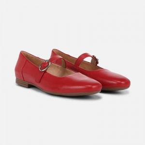 Naturalizer Shoes for Women - Kelly Mary Jane Flat Red HY52-5452C2