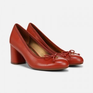 Naturalizer Shoes for Women - Sienna Block Heel Pump Red RZ49-8589W1