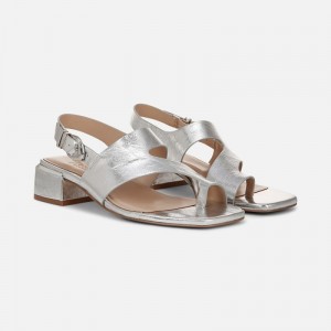 Naturalizer Shoes for Women - 27 EDIT Audra Dress Sandal Silver ZY57-5477H6