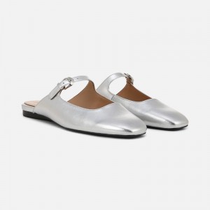 Naturalizer Shoes for Women - Apple Mary Jane Mule Silver DJ96-5146R4