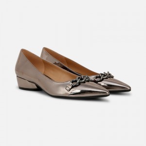 Naturalizer Shoes for Women - Becca Flat Silver SZ48-5468Q0