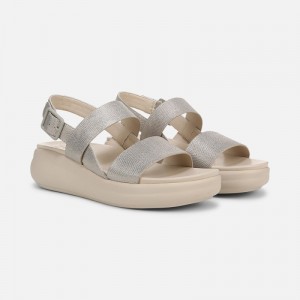 Naturalizer Shoes for Women - Coast Wedge Sandal Silver VW16-2516M3