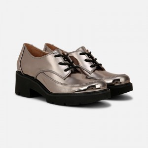 Naturalizer Shoes for Women - Darry Lace Oxford Silver ZF86-7946A0