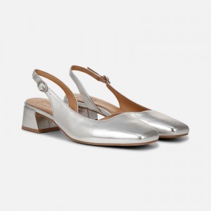 Naturalizer Shoes for Women - Jayla Slingback Pump Silver FB25-6695K6