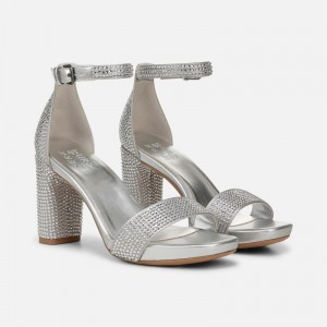Naturalizer Shoes for Women - Joy Dress Sandal Silver DJ56-1436W9