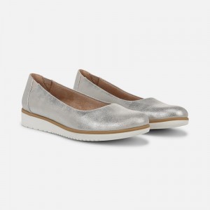 Naturalizer Shoes for Women - SOUL Idea Ballet Flat Silver JF30-4990Q8