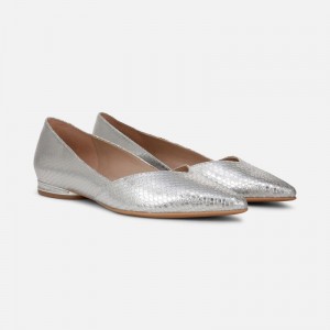 Naturalizer Shoes for Women - Havana Flat Silver / Snake QM68-2648Y4