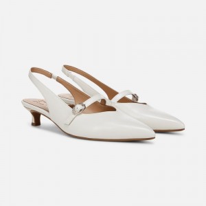 Naturalizer Shoes for Women - Grayson Mary Jane Slingback White KN81-6721R2