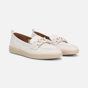 Naturalizer Shoes for Women - Kateri Bit Loafer White WV37-5027O8
