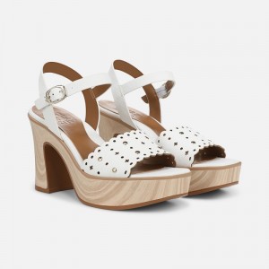 Naturalizer Shoes for Women - Kira Platform Sandal White FC26-3426O0