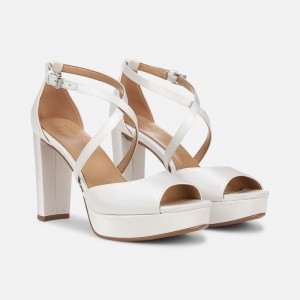 Naturalizer Shoes for Women - Melody Dress Sandal White TU87-0937H7