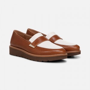 Naturalizer Shoes for Women - ADILINE LOAFER White / Brown YT34-0944O7