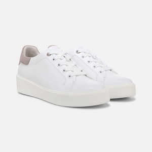 Naturalizer Shoes for Women - Morrison 2.0 Lace Up Sneaker White / Grey BU17-5687N2