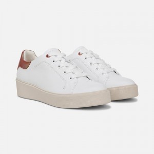 Naturalizer Shoes for Women - Morrison 2.0 Lace Up Sneaker White / Pink TH26-3866Y0