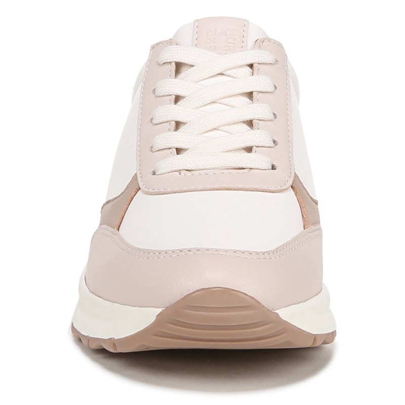 Naturalizer Shoes for Women - Shay Lace Up Sneaker Beige Multi LO72-3282V7
