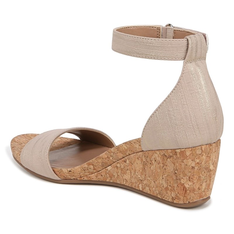 Naturalizer Shoes for Women - Areda Wedge Sandal Beige IH05-7085H9