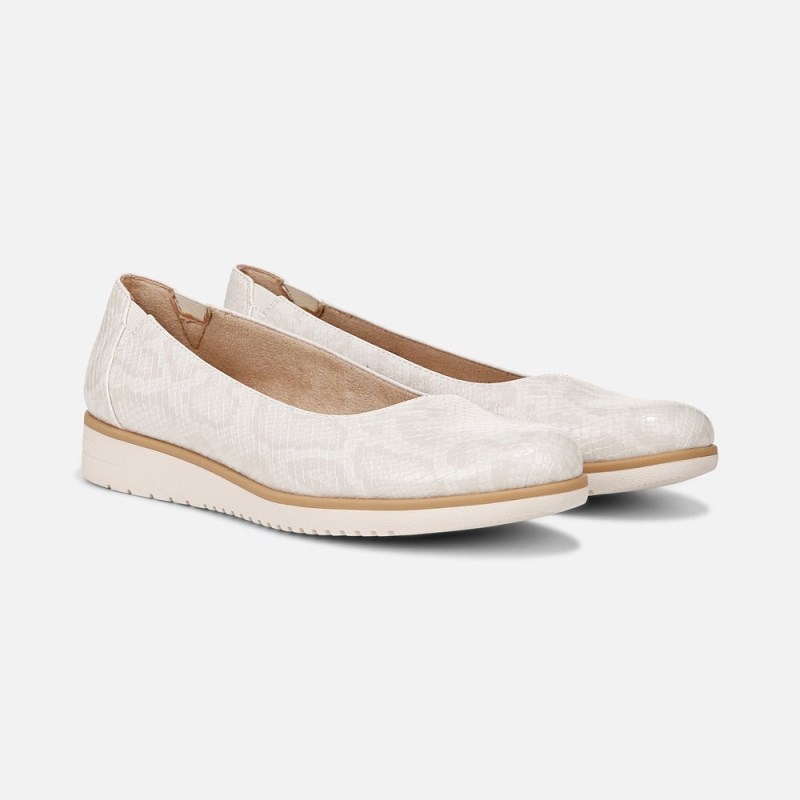 Naturalizer Shoes for Women - SOUL Idea Ballet Flat Beige / Snake AF83-5073P1