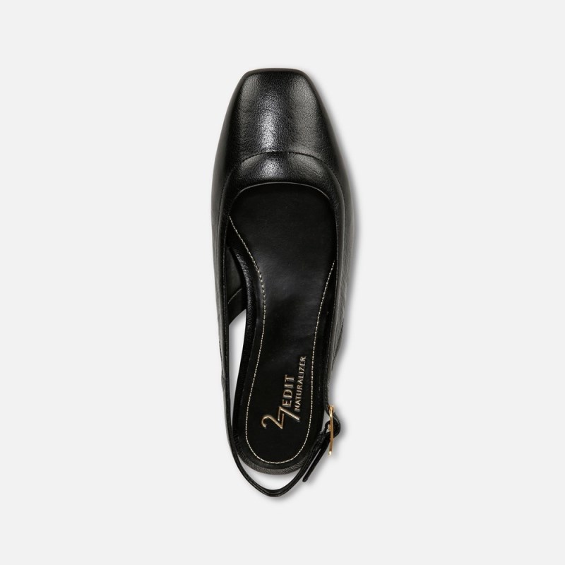 Naturalizer Shoes for Women - 27 EDIT Cadence Slingback Flat Black SD27-9087D4