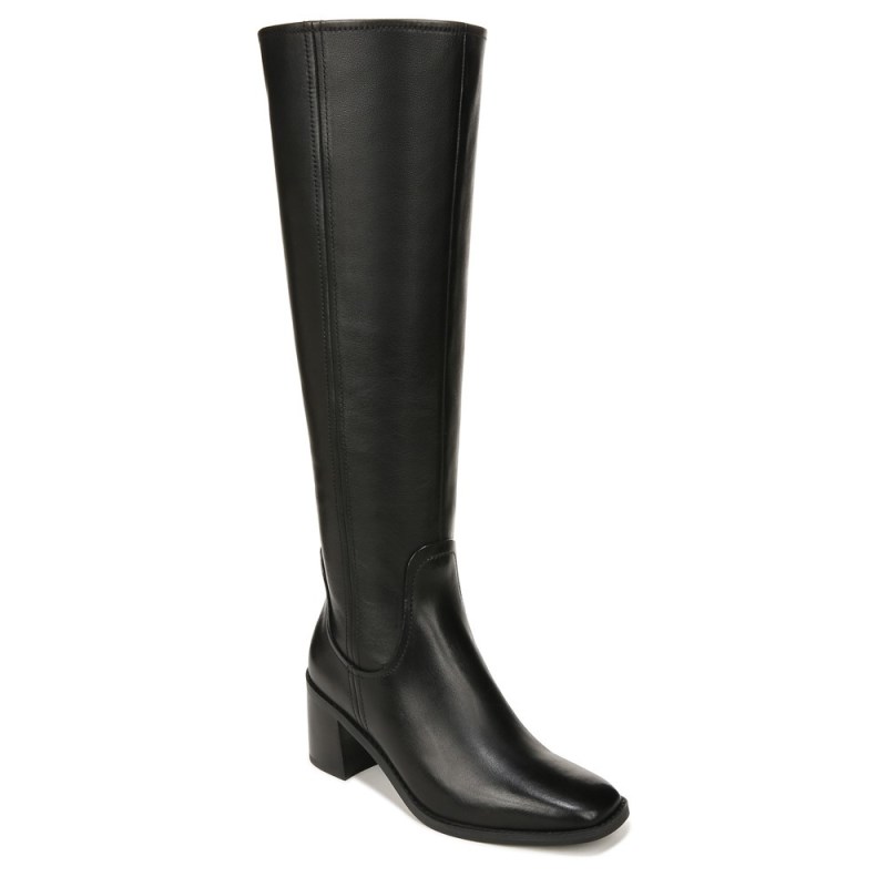 Naturalizer Shoes for Women - 27 EDIT Edda Wide Calf Knee High Boot Black ML33-8843D9