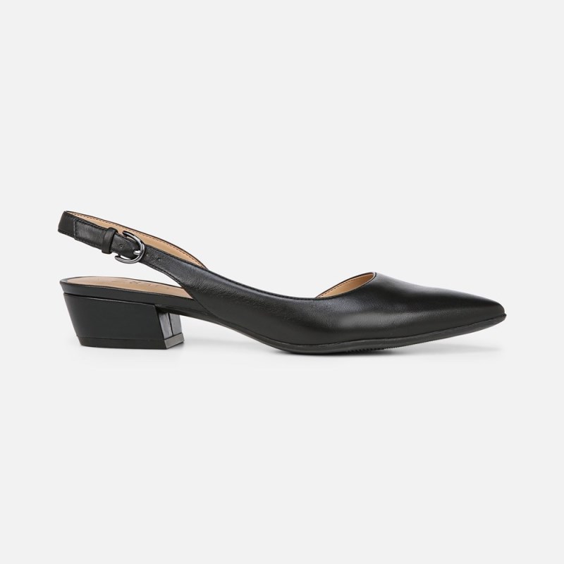 Naturalizer Shoes for Women - Banks Pointed Toe Flat Black YO14-6544E6