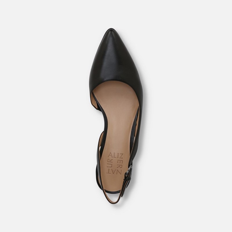 Naturalizer Shoes for Women - Banks Pointed Toe Flat Black YO14-6544E6