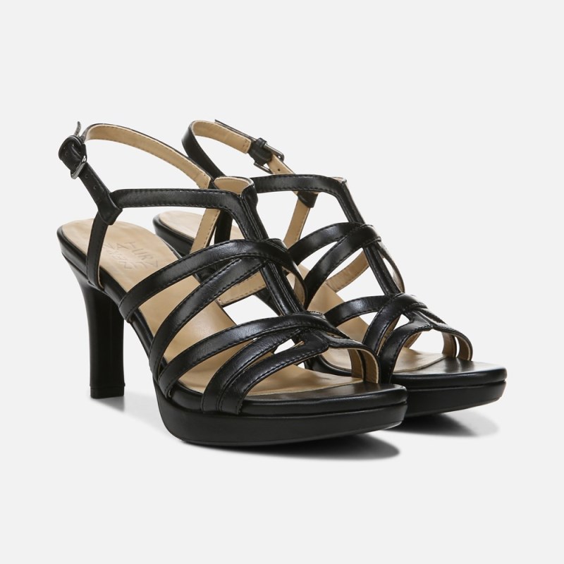 Naturalizer Shoes for Women - Baylor Dress Sandal Black YP72-9502E2