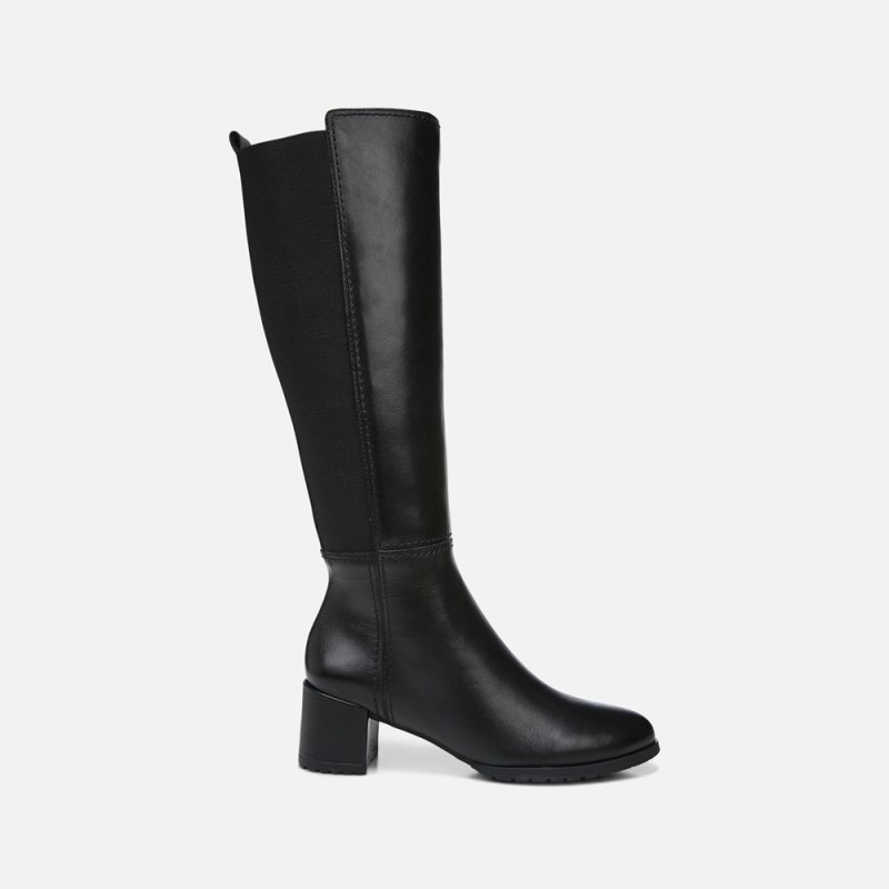 Naturalizer Shoes for Women - Brent Weatherproof Wide Calf Knee High Boot Black AF13-7583V2
