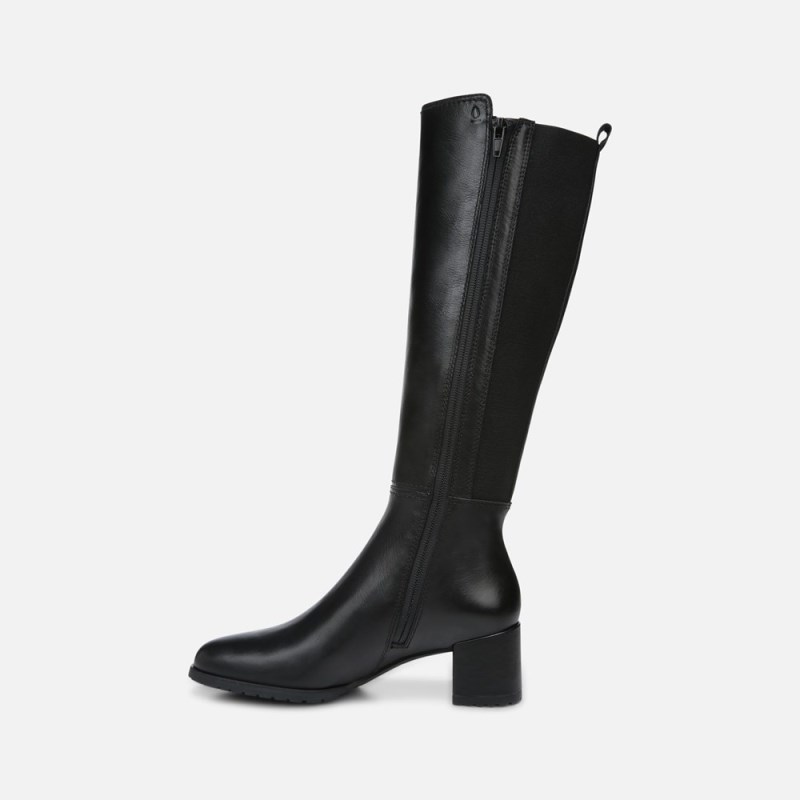Naturalizer Shoes for Women - Brent Weatherproof Wide Calf Knee High Boot Black AF13-7583V2