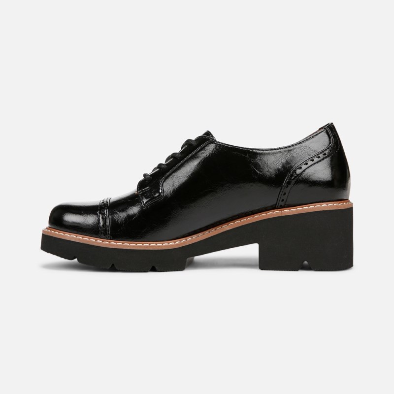 Naturalizer Shoes for Women - Cabaret Lace Up Lug Derby Black AM04-4924F8