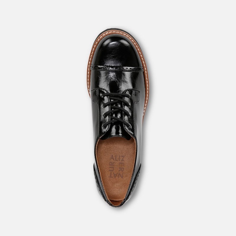 Naturalizer Shoes for Women - Cabaret Lace Up Lug Derby Black AM04-4924F8