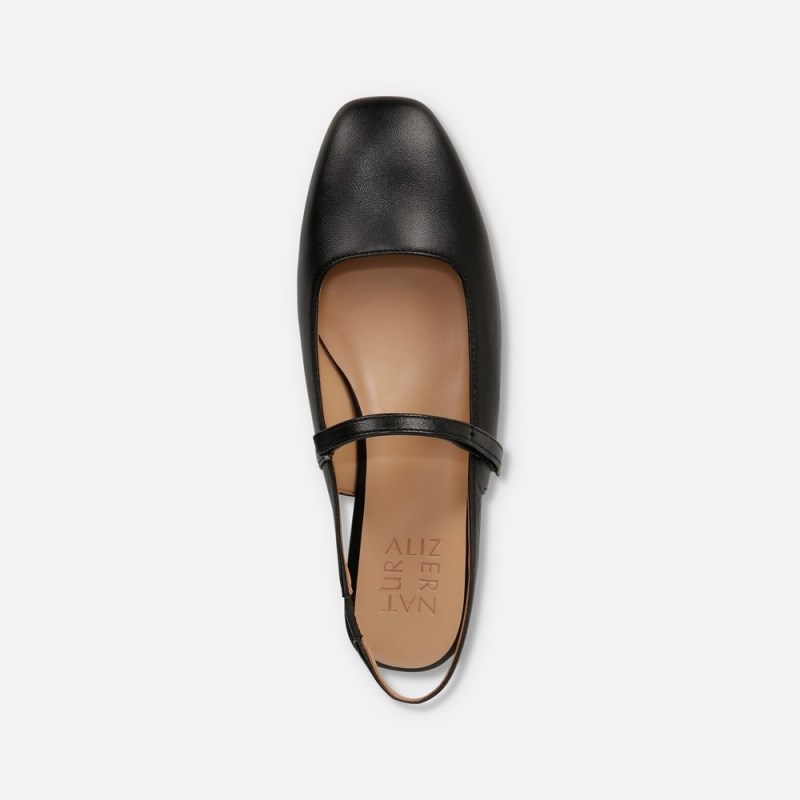 Naturalizer Shoes for Women - Connie Mary Jane Slingback Flat Black EN42-1842Z7