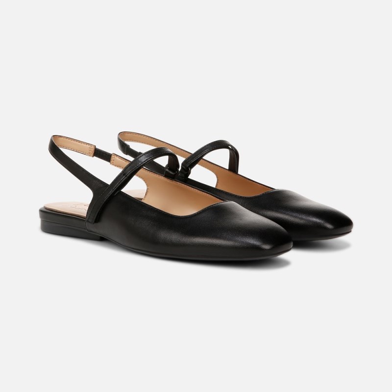 Naturalizer Shoes for Women - Connie Mary Jane Slingback Flat Black EN42-1842Z7