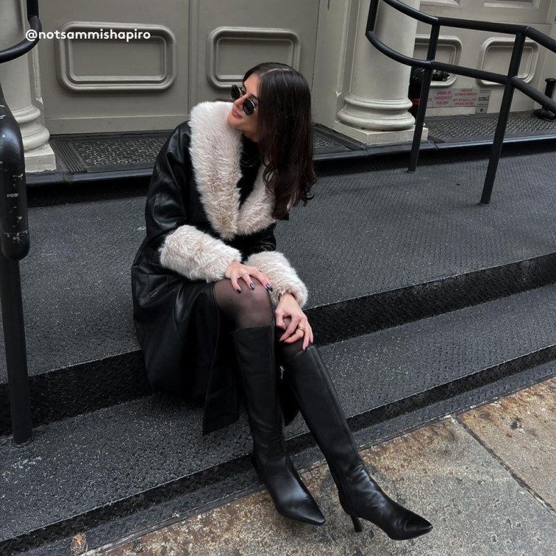 Naturalizer Shoes for Women - Deesha Knee High Boot Black TZ27-1367Y3