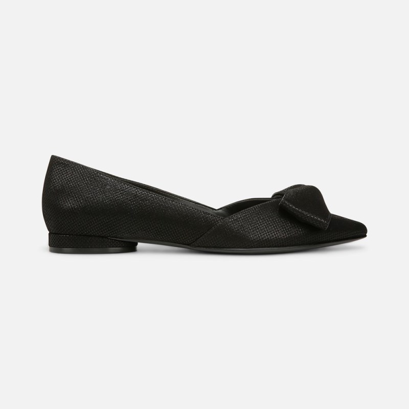 Naturalizer Shoes for Women - Havana Bow Flat Black WE98-1438H7