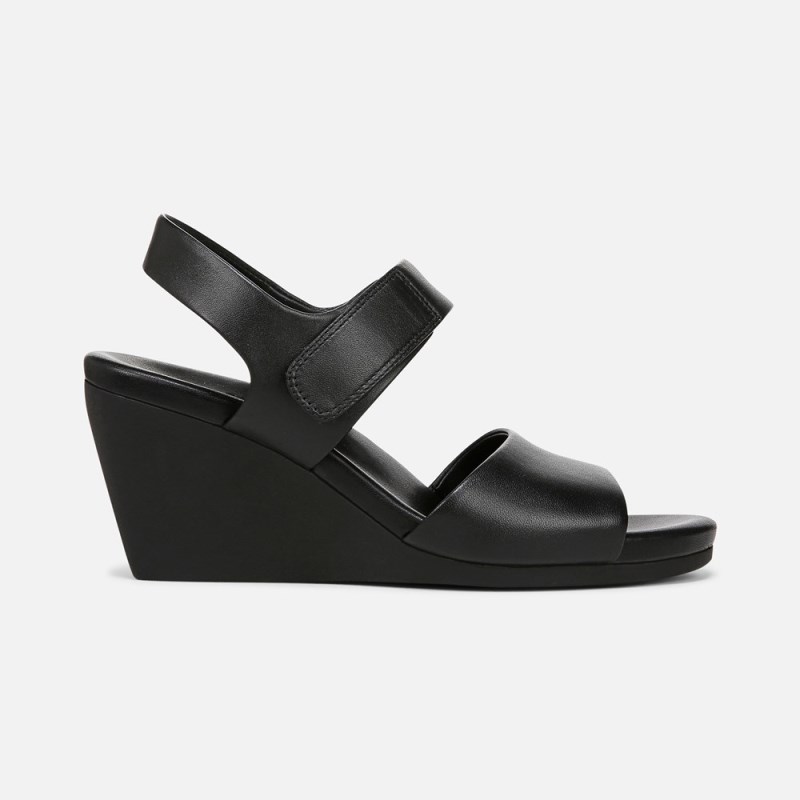 Naturalizer Shoes for Women - Imani Wedge Sandal Black DA43-9343A0