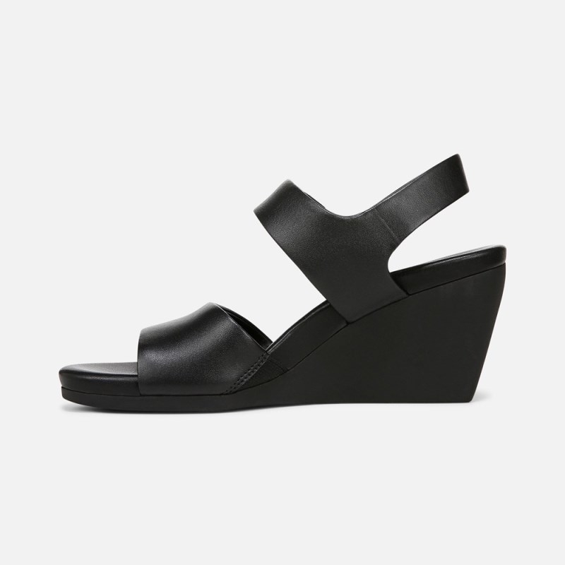 Naturalizer Shoes for Women - Imani Wedge Sandal Black DA43-9343A0