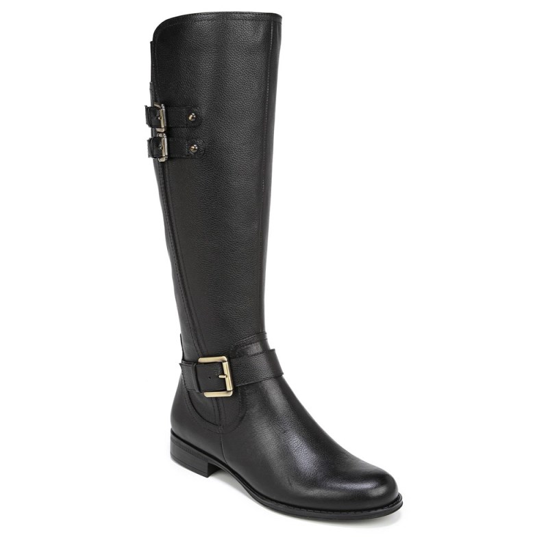 Naturalizer Shoes for Women - Jessie Wide Calf Knee High Boot Black CV49-3889Y3
