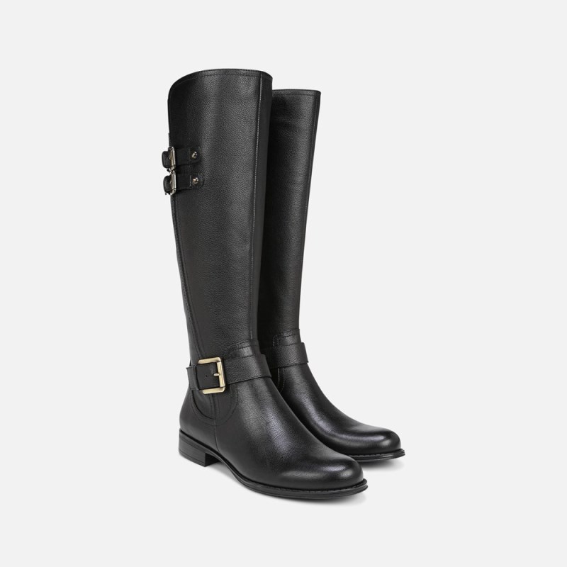 Naturalizer Shoes for Women - Jessie Wide Calf Knee High Boot Black CV49-3889Y3