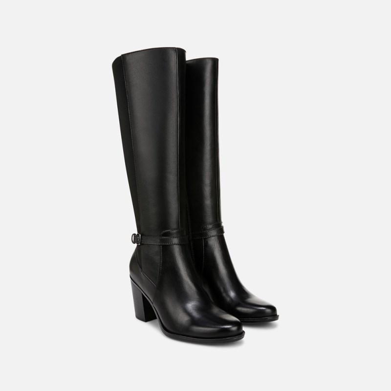Naturalizer Shoes for Women - Kalina Stretch Knee High Boot Black EB75-4125M4