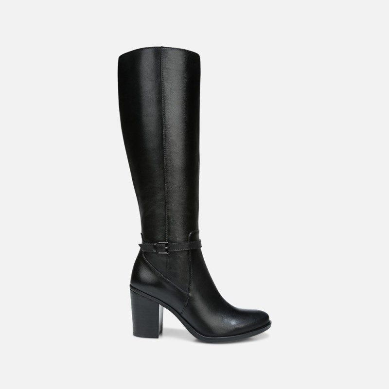 Naturalizer Shoes for Women - Kalina Wide Calf Knee High Boot Black CK27-1327K9