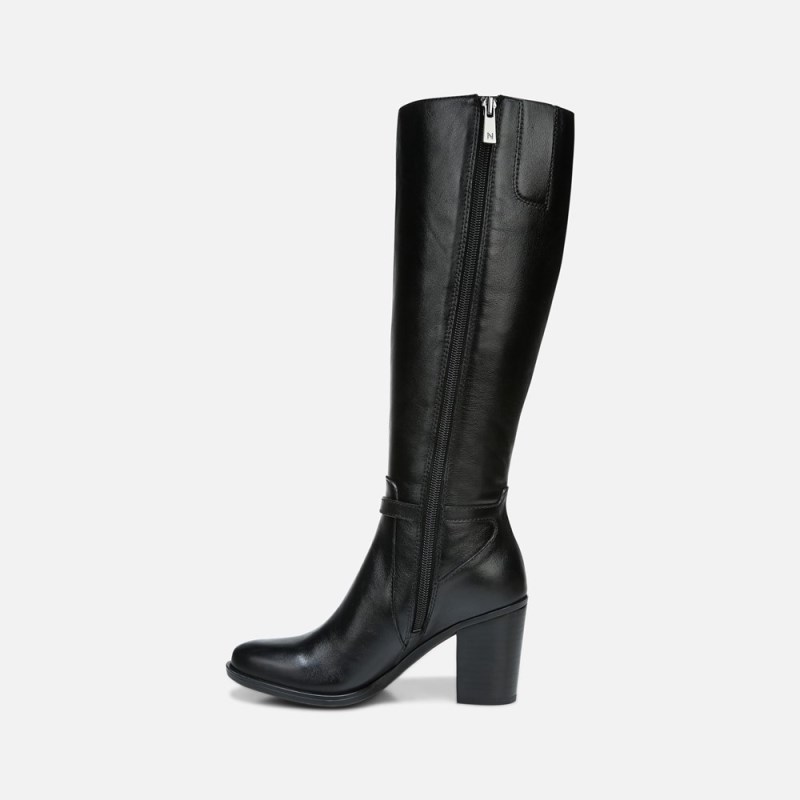 Naturalizer Shoes for Women - Kalina Wide Calf Knee High Boot Black CK27-1327K9