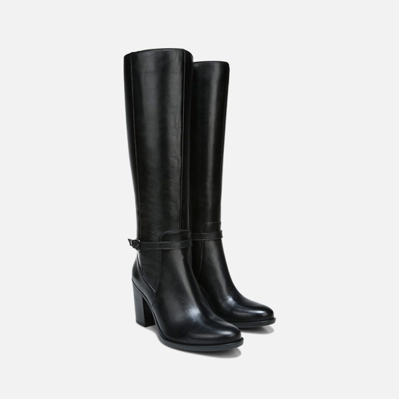 Naturalizer Shoes for Women - Kalina Wide Calf Knee High Boot Black CK27-1327K9
