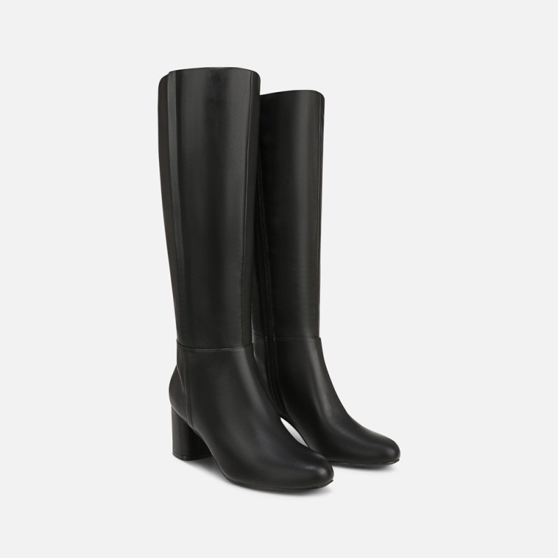 Naturalizer Shoes for Women - Loving Wide Calf Knee High Boot Black KZ93-9173M2