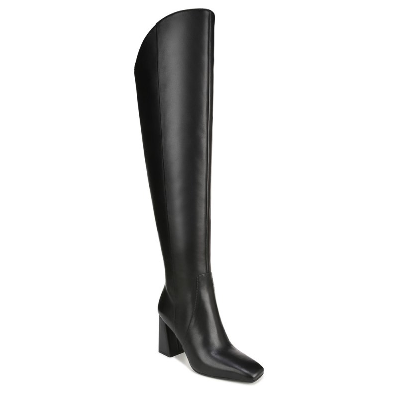 Naturalizer Shoes for Women - Lyric Wide Calf Over The Knee Boot Black PG70-3940Z8