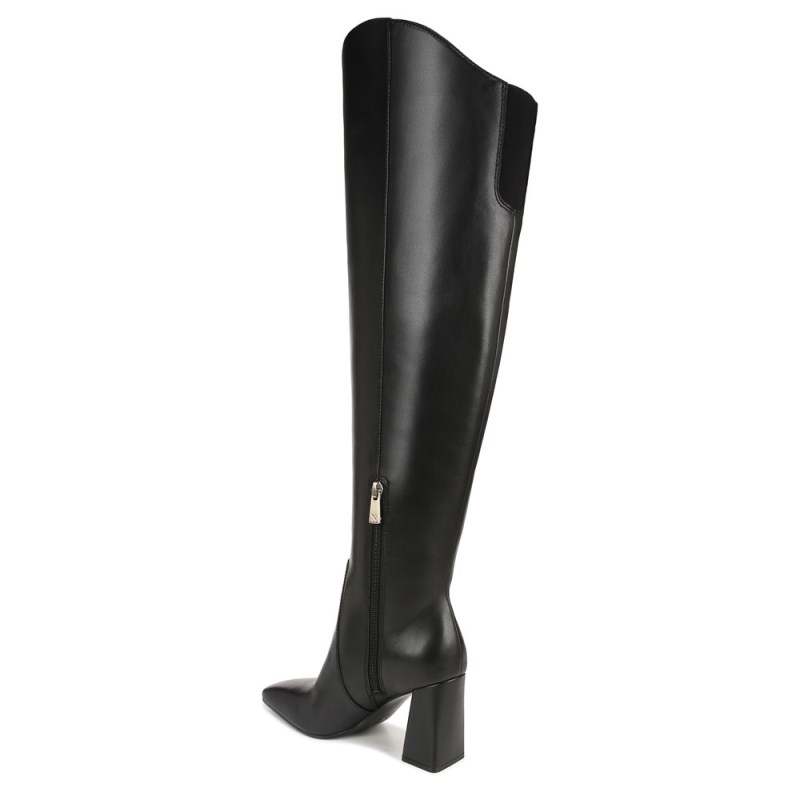 Naturalizer Shoes for Women - Lyric Wide Calf Over The Knee Boot Black PG70-3940Z8