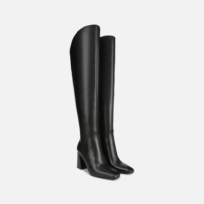 Naturalizer Shoes for Women - Lyric Wide Calf Over The Knee Boot Black PG70-3940Z8