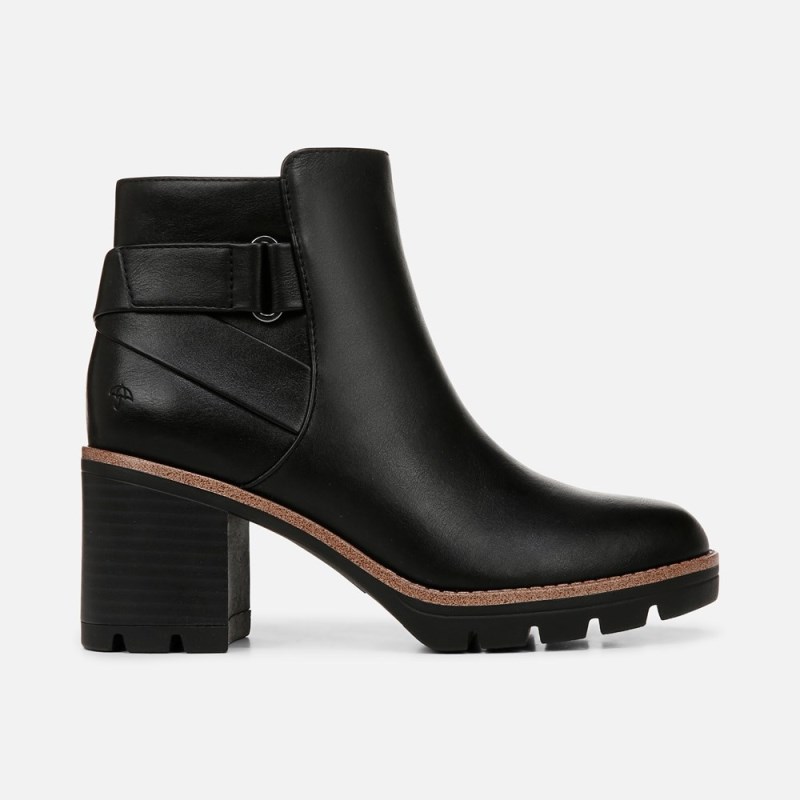 Naturalizer Shoes for Women - Madalynn Strap Bootie Black RC80-9890B8