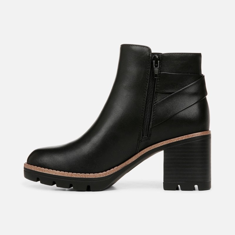 Naturalizer Shoes for Women - Madalynn Strap Bootie Black RC80-9890B8