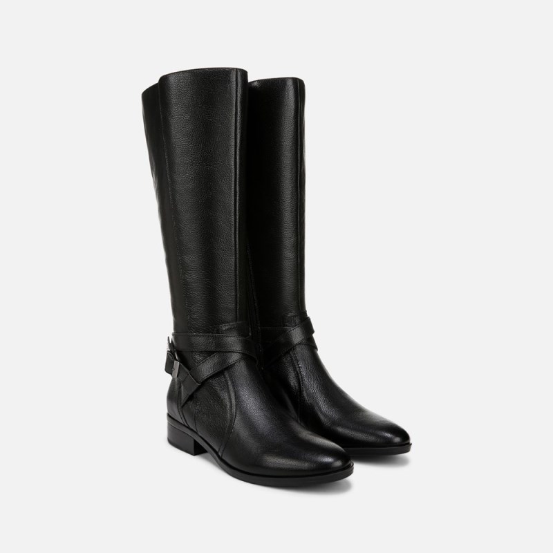 Naturalizer Shoes for Women - Rena 2 Extra Wide Calf Riding Boot Black VY98-5468F6